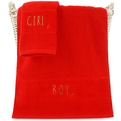 

Sanli cotton wedding towel 2 loaded 34 × 74cm male ♂ Nu Wa couple facial mask Boys & Girls red