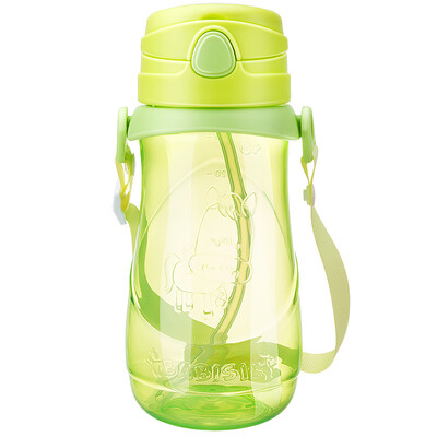 

BABISIL Childrens Cup Large Capacity Sports Straw Cup Kettle Children Training Drinking Water Drinking Cup Pony King 500ml Green BS5039