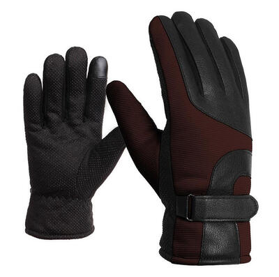 

Motorcycle Gloves Men Winter Touch Screen Thick Plus Cashmere Warm Outdoor Anti-skid Sports Wind Riding Riding Leather Gloves