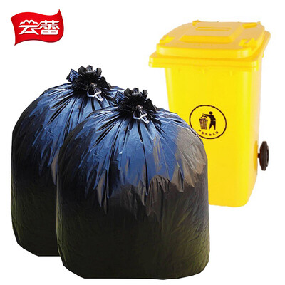 

Yunlei commercial garbage bags industrial type large 30 80 * 100cm * 10 * 3 volumes