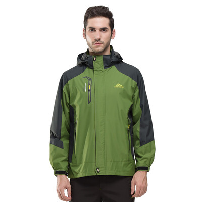 

2017 New Men's Casual Jackets Man's Army Waterproof Coats Male Jacket Breathable Windproof Raincoat Plus Size L-5XL