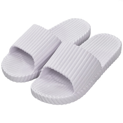 

Yuhuaze bathroom slippers Home simple light soft home Slip-resistant slippers women green 38-39 yards