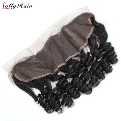 

Peruvian Virgin Hair Loose Wave Frontal Lace Closure Free Part Unprocessed Virgin Peruvian Loose Wave Closure Cheap Human Hair