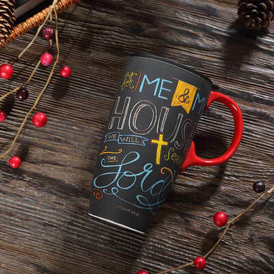 

A Ting Tall Ceramic Travel Mug Coffee Water Cup with Sealed Lid 17 oz.