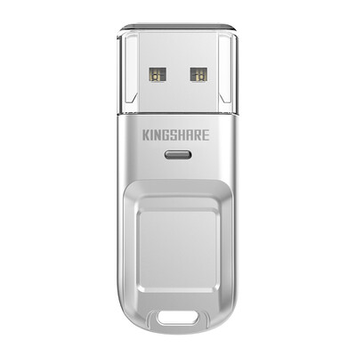 

Kim Seung (kingshare) fingerprint encryption data security U disk 64G silver