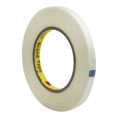 

3M strong fiber tape stripe transparent glass fiber cloth glue fixed bundling strong residual glue-free high temperature fiber tape 10 mm 55 m single package