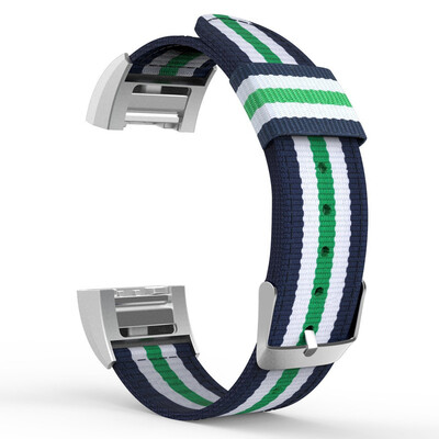 

Замена ECSEM НАТО группа для fitbit заряд 2 нейлоновый ремешок с подлинным Нержавеющая сталь Комплектующие