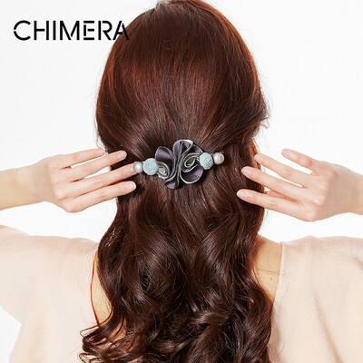 

Chimera (CHIMERA) hair accessories headdress daylight Allure Horsetail clip hairpin gray green gray green