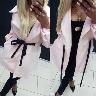 

Lovaru ™ 2017 Зимние пальто Женщины Твердые с длинным рукавом Outwear Office Lady Fashion Women Coat Warm Clothing