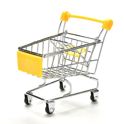 

New Arrival Funny Mini Bird Parrot Mouse Cat Toy Supermarket Shopping Cart Intelligence Growth
