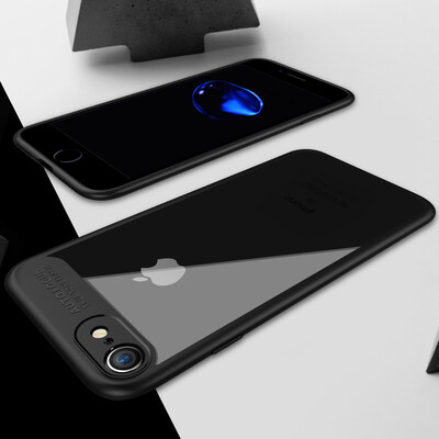 

KOOLIFE Apple 7/8 mobile phone case cover Apple iPhone7 mobile phone shell all-inclusive acrylic transparent shell camera protection iphone8 shatter-resistant shell Apple 8 mobile phone black