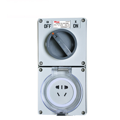 

Бытовой выключатель против штормового промышленной розетки пять отверстий одного и того же состава (Towe) G16K / FS Открытый модульный разъем с розеткой 16А