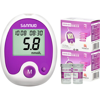 

Three Connaught (SANNUO) blood glucose meter home-free code transfer 100 bottle-mounted test set