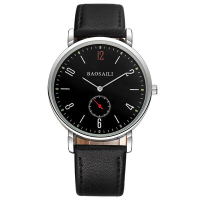 

BAOSAILI Brand Watch Waterproof Business Wristwatch Men Leather Strap Sport Quartz Watches High Quality Hours