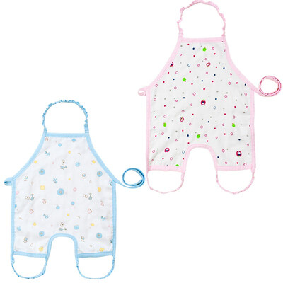 

Elephant baby elepbaby baby baby belly four layers of cotton gauze with feet protect belly Wai 2 pieces 28X32CM Dora  cherry balls