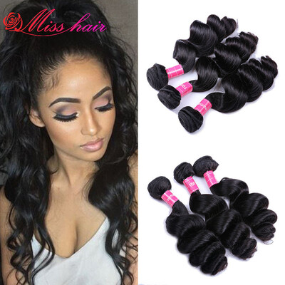 

Brazilian Hair 4 Bundles 7A Brazilian Loose Wave Virgin Hair 100 Human Hair Extensions Weave Bundles Brazilian Loose Wave Hair