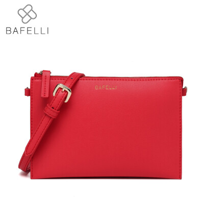 

BAFELLI small flap shoulder handbag fashion Multicolor day clutches hot sale pink red bolsa mujer women messenger bag