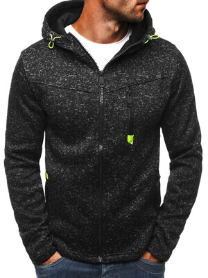 

2017 New Autumn&Winter Mens Hoodies Contrast Color Slim Thickened Fleece Hoodies -4XL