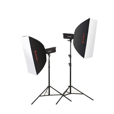 

Jinbei ECV-400 dual-lamp suit professional photography light soft box studio suite portrait photography clothing studio photographic equipment