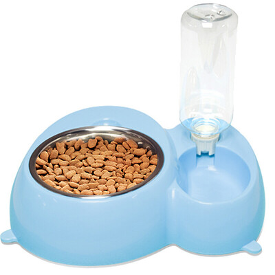 

Hanhan Paradise Cat Bowl Bowl Dog Bowl Cat Basin Pet Drinking Water Feeding Double Bowl Cat Food Pot Cat Grain Cookies Dog Supplies Automatic Water Thicker Powder