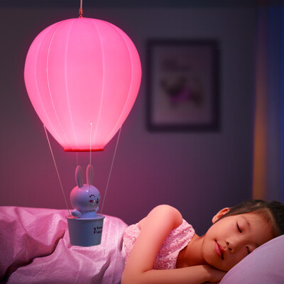 

Creative 0.8W Hot Air Balloon Children Bedroom Bedside Night Light Remote Control USB Material Acrylic G20