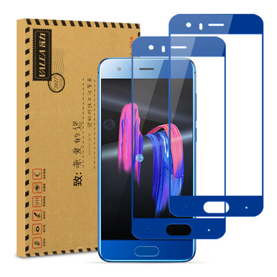 

Two-piece full-screen tile VALEA Huawei glory 9 tempered film glory 9 full-screen coated steel film HD mobile phone protective film blue