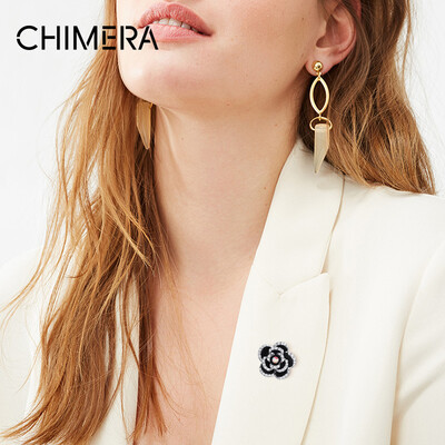

Химера (CHIMERA) Black Rose аксессуары ювелирные изделия сплава брошь броши заколки черно-белый