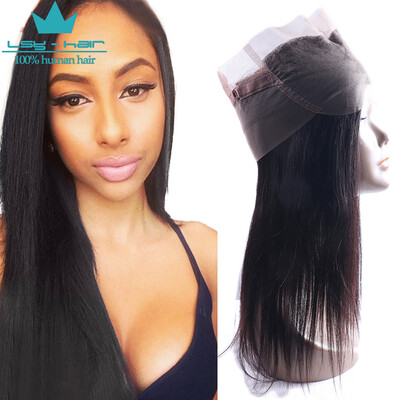

Malaysian Straight Pre Plucked 360 Lace Frontal Closure With Natural Hairline Baby Hair