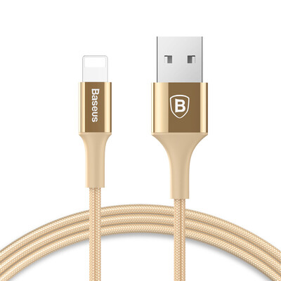 

Кабель Lightning для зарядки и передачи данных Baseus,золото