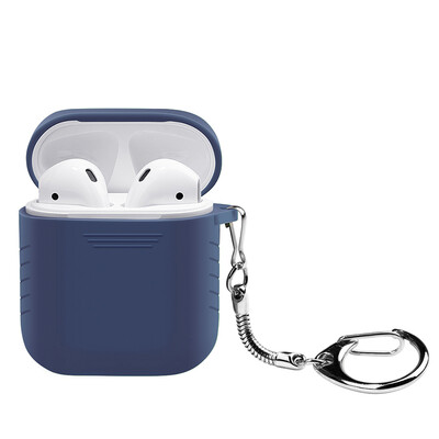 

BUBM airpods protective cover creative dust-proof anti-lost silicone Apple wireless Bluetooth headset charging storage box airpods03 orange