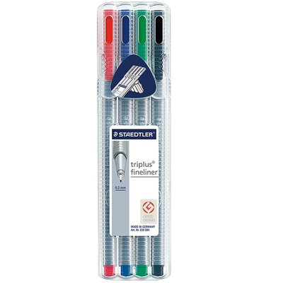 

Staedtler 334SB10 Color Paintbrush Tote Finger Pen Patch Pen Pencil Water Pen (10 Color Set)