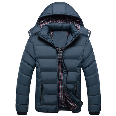 

2017 Men Winter Jacket Warm Male Coats Fashion Thick Thermal Men Parkas Casual Men Branded Clothing