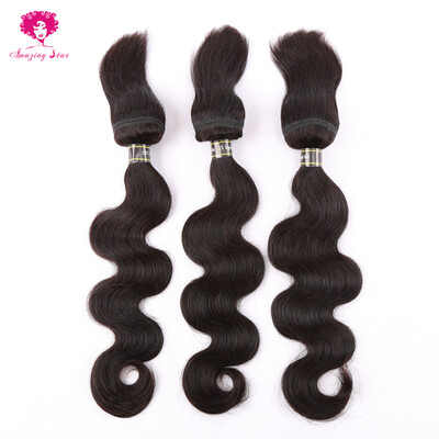 

Amazing Star Braid In Bundles Brazilian Virgin Hair Body Wave 3 Bundles Human Hair Extensions Soft and Bouncy Hair Weave