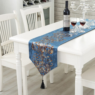

Cntomlv modern simple fashion table runner European style Luxury Sino