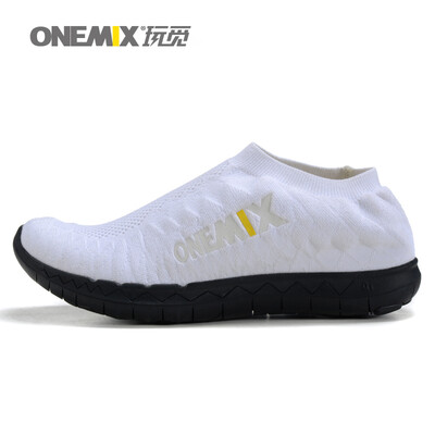 

Onemix laufende schuhe der männer breathable frauen schuhe unisex weben oberen jogging-schuhe sportschuhe sneakers tragbare innen