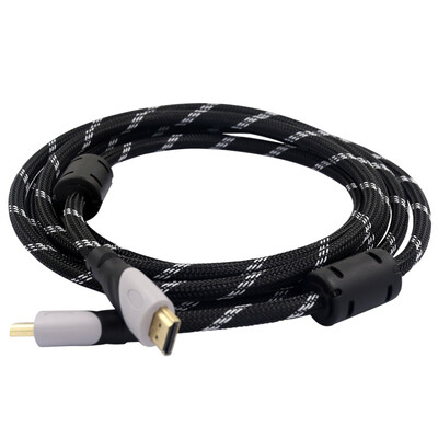 

Muyang (MuYang) MY-HD50HDMI цифровой адаптер высокой четкости 1.4 версия чистой меди с магнитным кольцом 24-каратный позолоченный разъем 5 м черно-белая сеть
