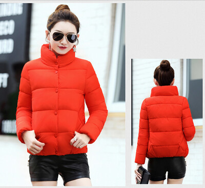 

2017 new cotton women short paragraph fashion wild bread suits cotton dress collar students jacket