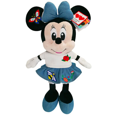 

Disney Disney plush toys space cotton embroidery white cowboy Minnie new doll doll birthday Valentine's Day girls gift cloth doll