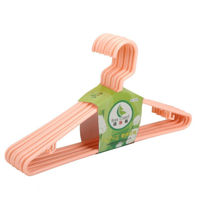 

Jingdong supermarket Bai Bai Xi pink adult plastic hanger 8 loaded 5731602