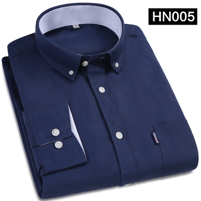 

Business Gentleman Men Casual Long Sleeve Shirt Spring Autumn