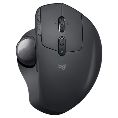 

Logitech (Logitech) MX ЭРГО беспроводной трекбол - темно-серый Unifying Bluetooth соединение вала регулируется эргономичным