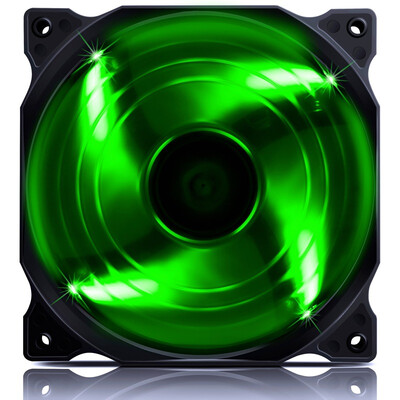 

Wise (Vision) Magic P120D (зеленый светодиод + большой 4P поворот маленький 3PIN) зеленый вентилятор
