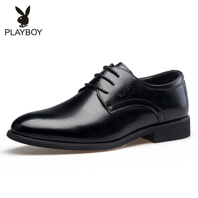 

Playboy Men's Classic Men's Lace-up Business Leather Shoes 5DW009049D01