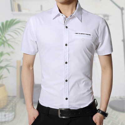 

New Men's Short Sleeve Shirt Short Sleeve Shirt Slim Men's Men's Short Sleeve Shirt as gift for men