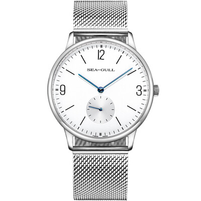 

SEAGULL Mens Analogue Quartz Watch with Leather Strap