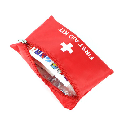

PAOMOTORING Outdoor Home Emergency Medical Bag First Aid Pouch Bags Survival Pack Rescue Kit Red