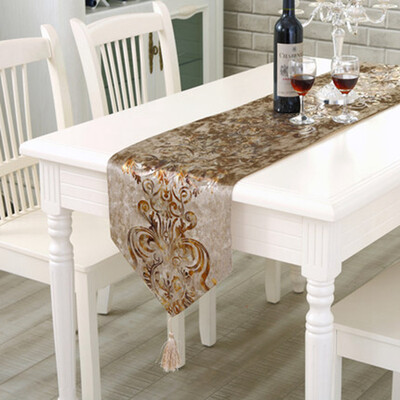 

Cntomlv modern simple fashion table runner European style Luxury Sino US Nordic table cloth coffee table bed flag bed towel