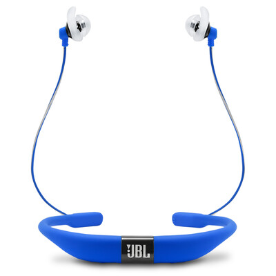 

JBL Reflect Fit Wireless Bluetooth In-Ear Earphones Heart Rate Monitor Call Reminder Anti-Perspirant Blue