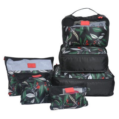 

6 Set Travel Packing Cubes, водонепроницаемая сетка Аксессуары для путешествий Carryon Dirty Laundry Bag Organizer Кубики для хран