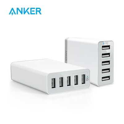 

Anker Five-port USB charger, white
